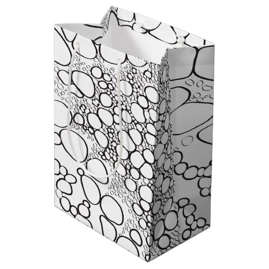 Sac Cadeau Moyen Travail numérique Abstrait 10 (Dos Angle)