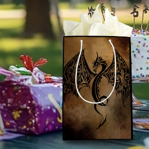 Sac Cadeau Moyen Tribal de Stone Dragon