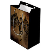 Sac Cadeau Moyen Tribal de Stone Dragon (Devant Angle)