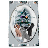 Sac Cadeau Moyen Trio de canicules Noël (Devant)