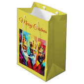 Sac Cadeau Moyen Trois Rois (Devant Angle)