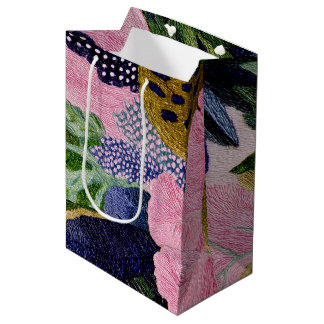Sac Cadeau Moyen Tropical Modernism Floral Gift Bouquet Bag