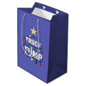 Sac Cadeau Moyen Truck Fump Minimal Art Xmas Lights And Star (Dos Angle)
