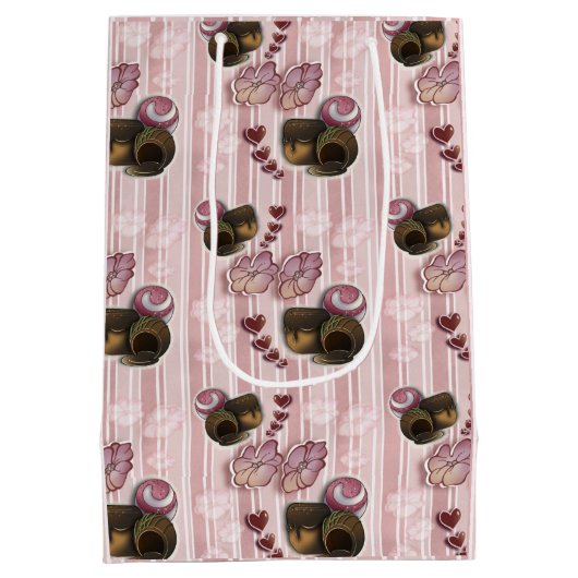 Sac Cadeau Moyen Truffle- Stripes (Dos)