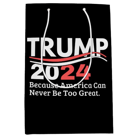 Sac Cadeau Moyen trump 2024 (Devant)