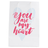 Sac Cadeau Moyen Tu es mon coeur (Dos)