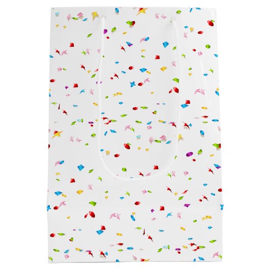 Sac Cadeau Moyen Tuxedo Chat Avec Balcon D'Anniversaire (Dos)