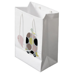 Sac Cadeau Moyen Tweeter sur une Tortue
