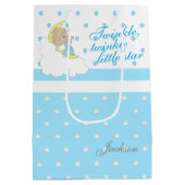 Sac Cadeau Moyen Twinkle, Twinkle Little Star - Baby Blue (Dos)