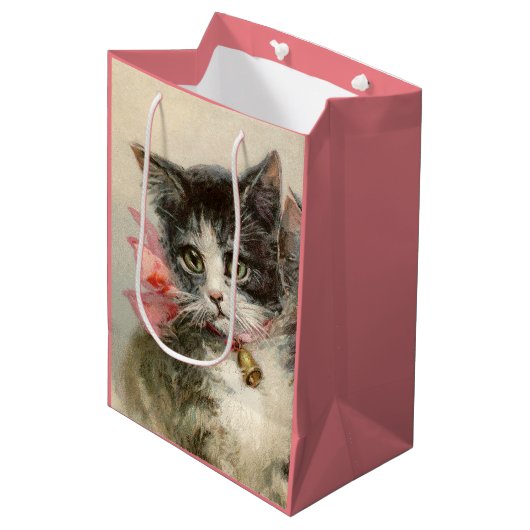 Sac Cadeau Moyen Two lovely Victorian kittens (Devant Angle)