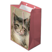 Sac Cadeau Moyen Two lovely Victorian kittens (Dos Angle)