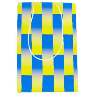 Sac Cadeau Moyen Ukraine bleue et jaune La paix inspirée par la gue