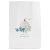 Sac Cadeau Moyen Un Baby shower Automne Un Peu Citrouille (Dos)