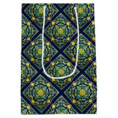 Sac Cadeau Moyen 💛 💚 💙 Un Chef-D'Oeuvre Azulejo Unique (Dos)