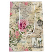 Sac Cadeau Moyen Un Ephémère français série 1 (Dos)