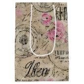 Sac Cadeau Moyen Un Ephémère français série 24 (Dos)