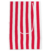 Sac Cadeau Moyen Un homme en pain d'épices de vacances au lait (Dos)