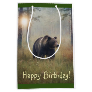 Sac Cadeau Moyen Un joyeux anniversaire à Beary