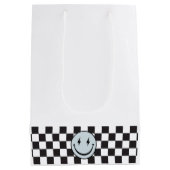 Sac Cadeau Moyen Un joyeux Dude Blue Emoji anniversaire (Dos)