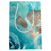 Sac Cadeau Moyen Un Shabby Bleu Chic Ephemera Design Series 7 (Devant)