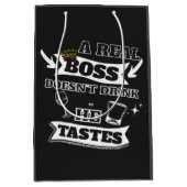 Sac Cadeau Moyen Un vrai devis de chef (Devant)