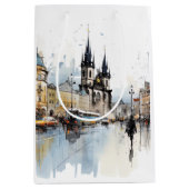 Sac Cadeau Moyen Une belle touche de la capitale tchèque (Devant)