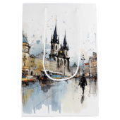 Sac Cadeau Moyen Une belle touche de la capitale tchèque (Dos)