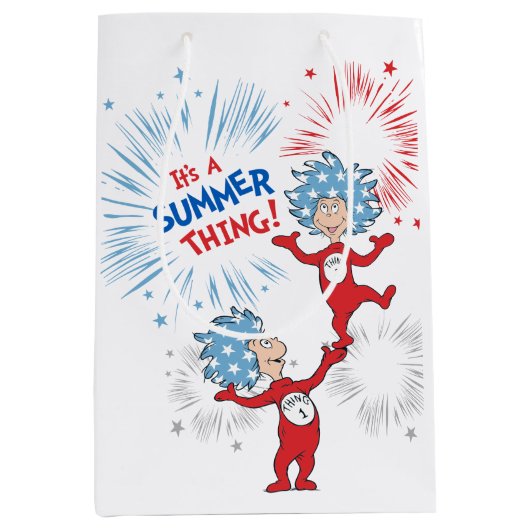 Sac Cadeau Moyen Une chose deux C'est une chose d'été (Devant)