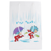 Sac Cadeau Moyen Une chose deux choses heureuses (Dos)
