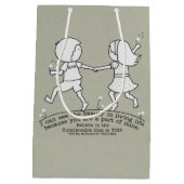 Sac Cadeau Moyen Une partie de ma vie (Dos)