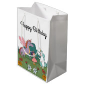 Sac Cadeau Moyen Unicorne magique (Dos Angle)