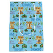 Sac Cadeau Moyen Unique Christmas Pattern Place on Medium Gift Bag (Dos)