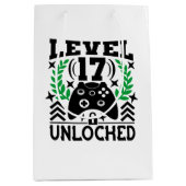 Sac Cadeau Moyen Unisex gamer Anniversaire 17 ans (Devant)