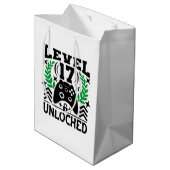 Sac Cadeau Moyen Unisex gamer Anniversaire 17 ans (Dos Angle)