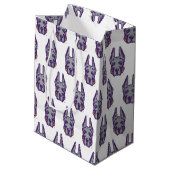 Sac Cadeau Moyen Université d'Albany Chef de la mascotte Great Dane (Dos Angle)