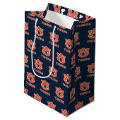 Sac Cadeau Moyen Université d'Auburn | Vacances (Dos Angle)