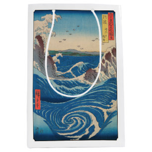 Sac Cadeau Moyen Utagawa Hiroshige - Naruto Whirlpool, province d'A