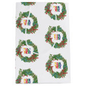 Sac Cadeau Moyen Vacances Courrier Logo d'affaires Noël (Devant)