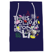 Sac Cadeau Moyen Vacances de Noël | Ce jour férié va être illuminé (Devant)