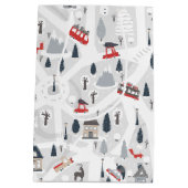 Sac Cadeau Moyen Vacances en ville Noël (Dos)