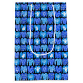 Sac Cadeau Moyen Vacances hivernales pour les pulls de Hannukah (Dos)