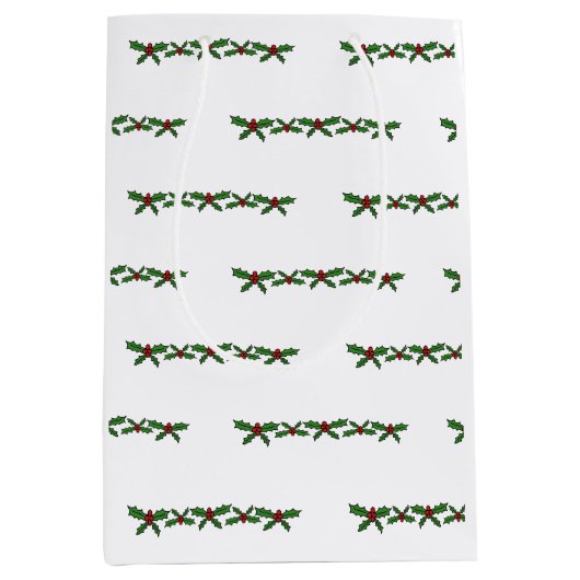 Sac Cadeau Moyen Vacances Holly (Devant)