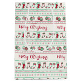 Sac Cadeau Moyen Vacances Motif de Noël moche (Devant)