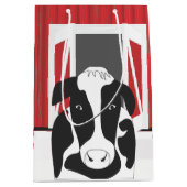 Sac Cadeau Moyen Vache de campagne avec une barne MGB (Devant)