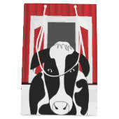 Sac Cadeau Moyen Vache de campagne avec une barne MGB (Dos)