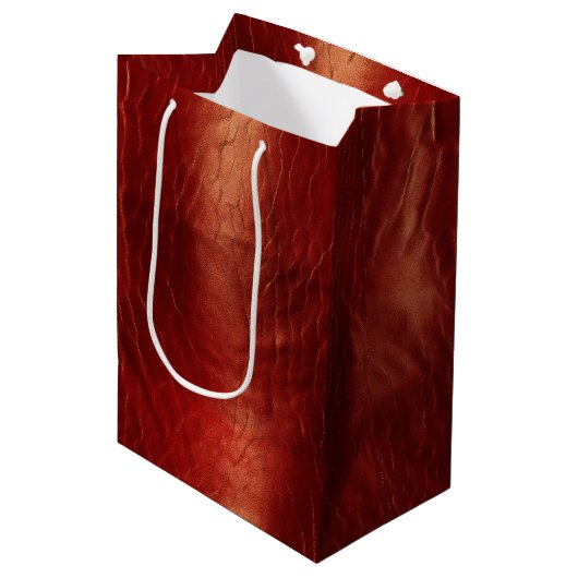 Sac Cadeau Moyen Vache rouge occidentale (Devant Angle)