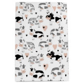 Sac Cadeau Moyen Vaches agricoles de campagne mignonnes (Devant)