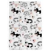 Sac Cadeau Moyen Vaches agricoles de campagne mignonnes (Dos)