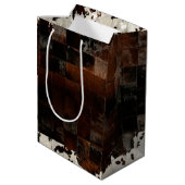 Sac Cadeau Moyen Vachette Brown rustique (Dos Angle)