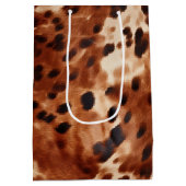 Sac Cadeau Moyen Vachette noire Brown (Dos)